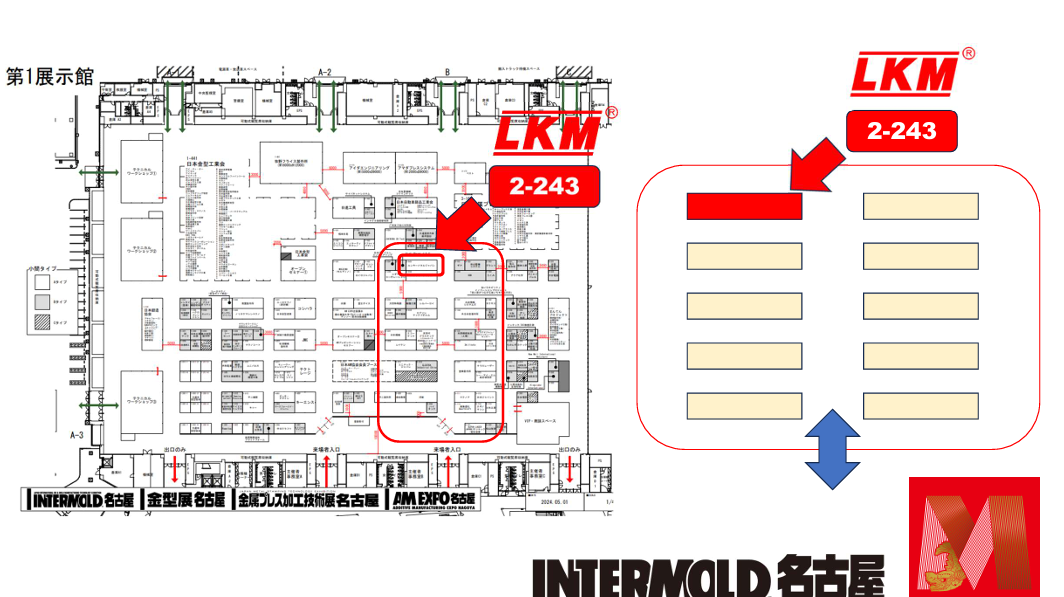 LKMの大阪インターモールド展示会出展